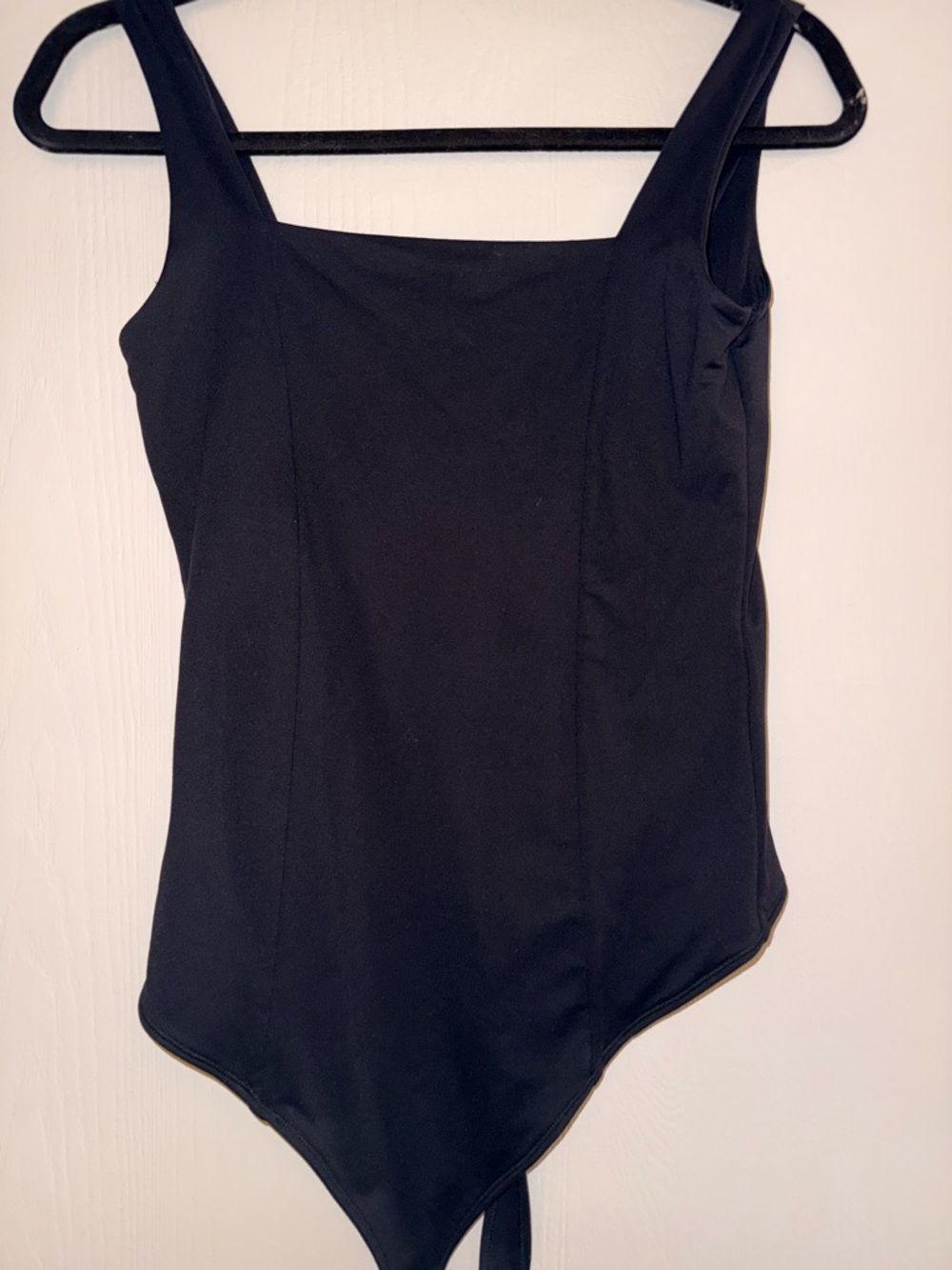 Abercrombie Black Square-Neck Bodysuit